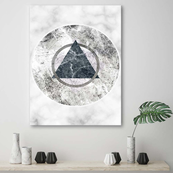 Feeby Obraz na płótnie Figury geometryczne marmur 40x60