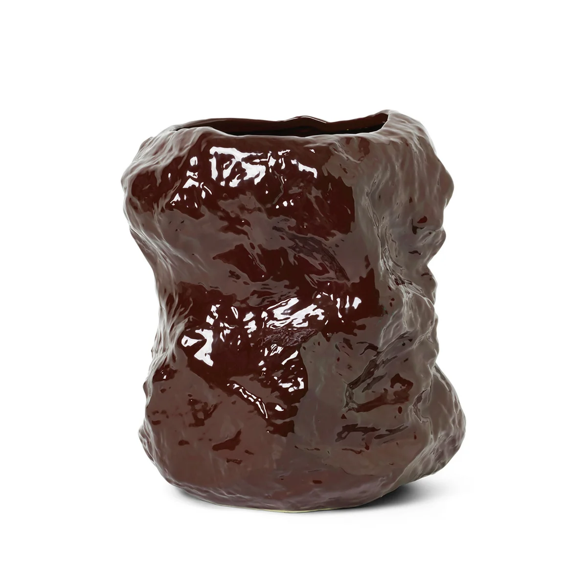Ferm Living - Tuck Bodenvase, Ø 34 x H 40 cm, cashmere