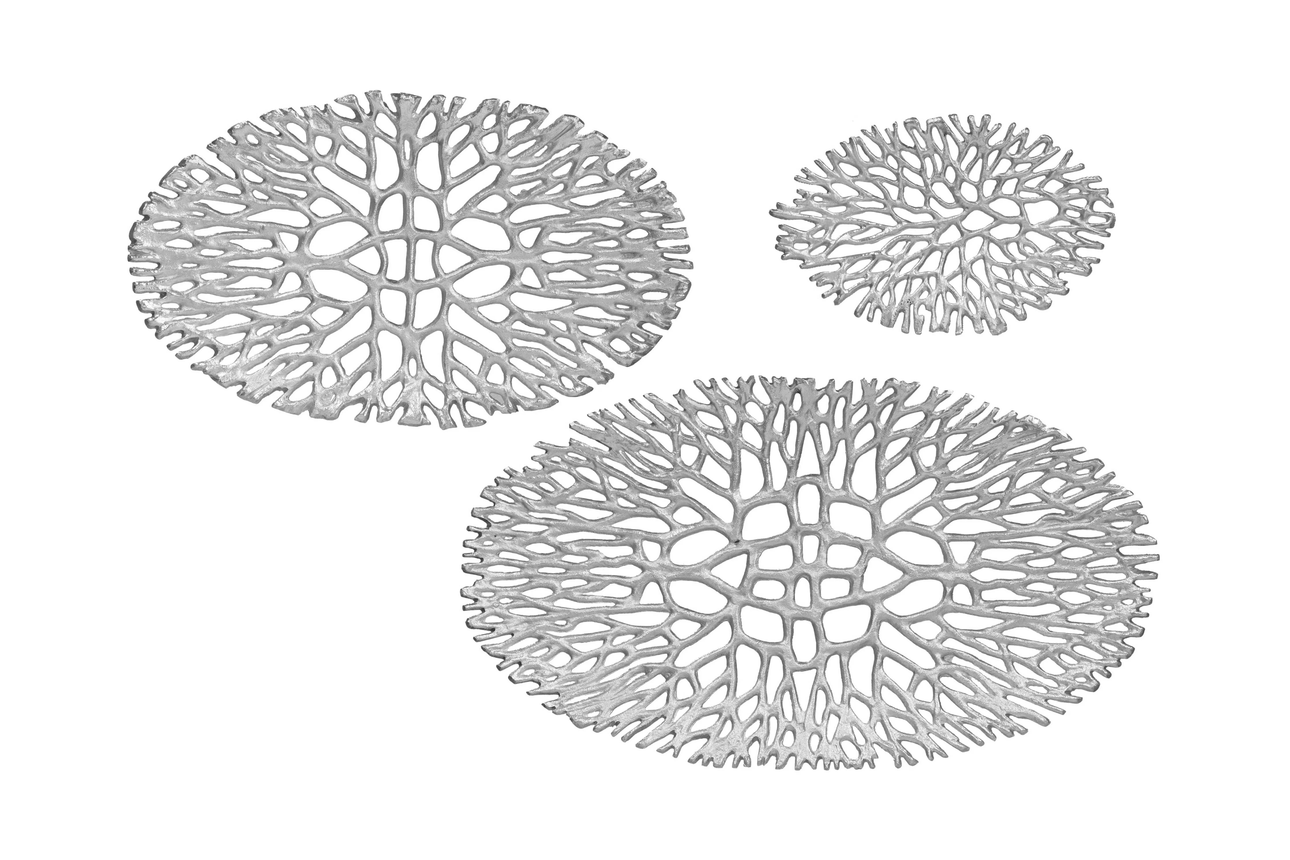 Set van 3 decoratieve plateaus Didier