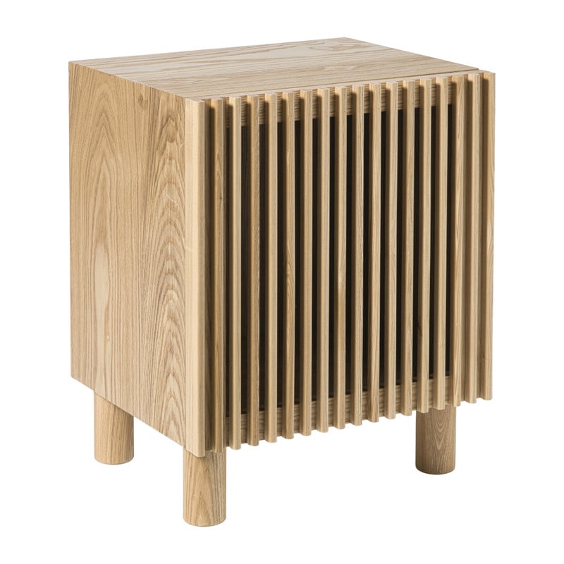 Nachtkastje Japandi - bruin - 50x40x33 cm