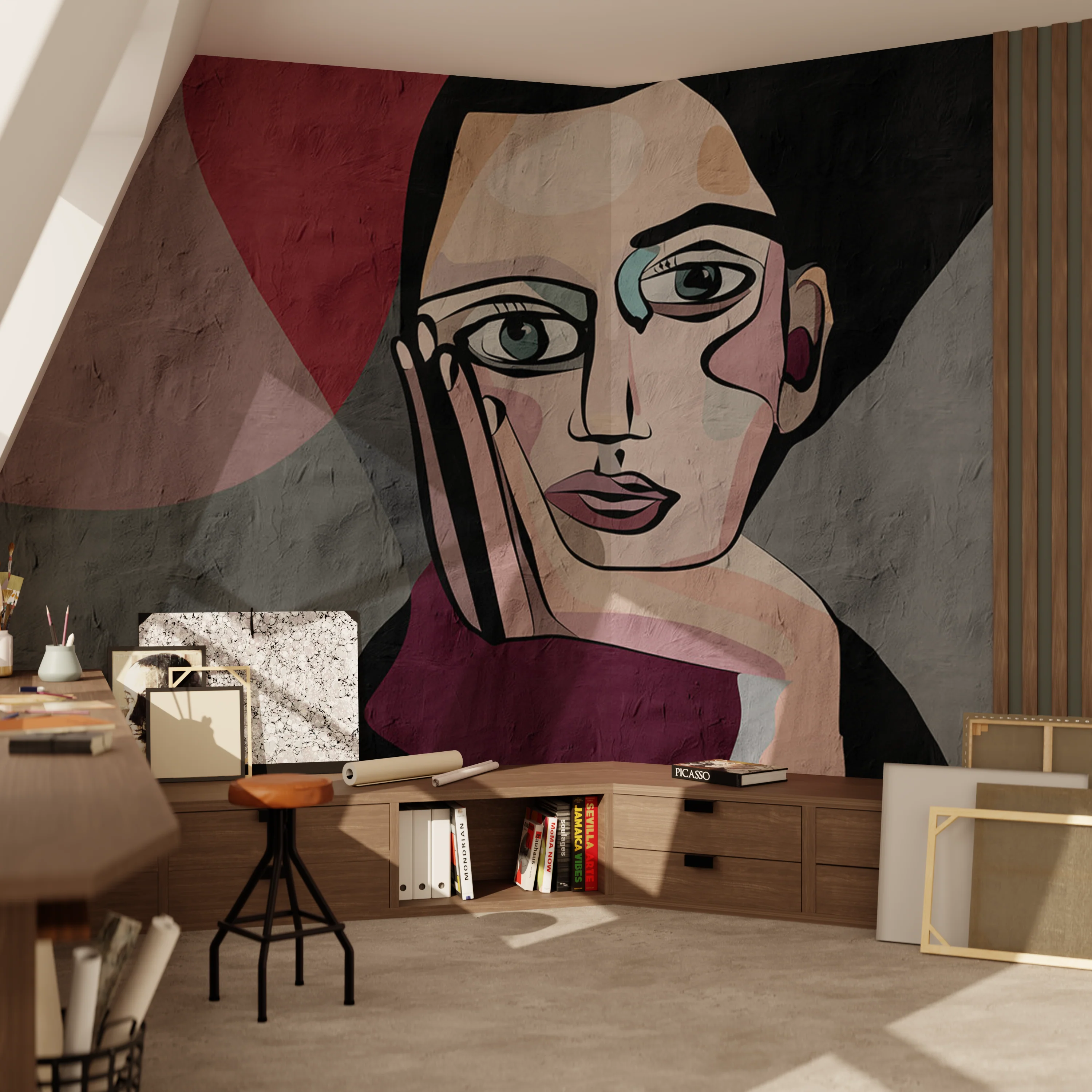 Papier peint panoramique XL CARMEN 400 x 270 cm