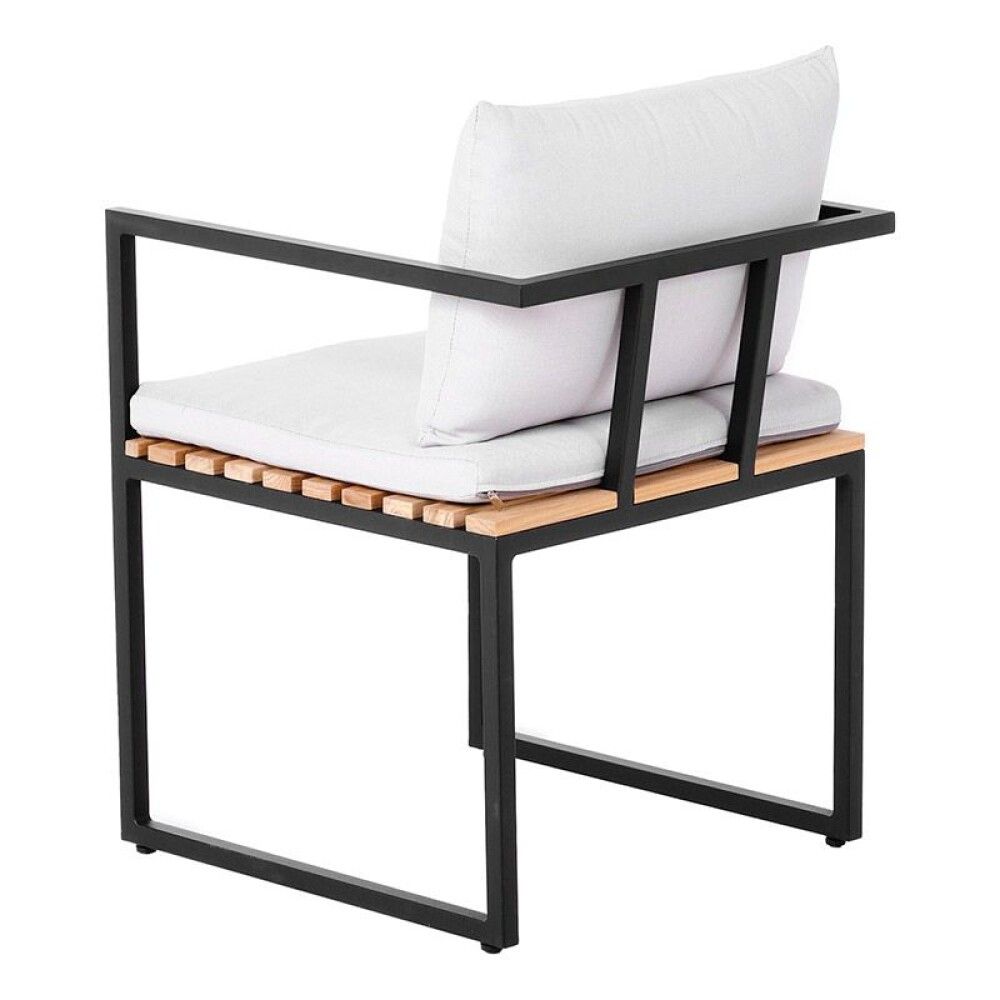 LOUNGESTOL SENSUM EKSJÖ SORT TEAK 2STK