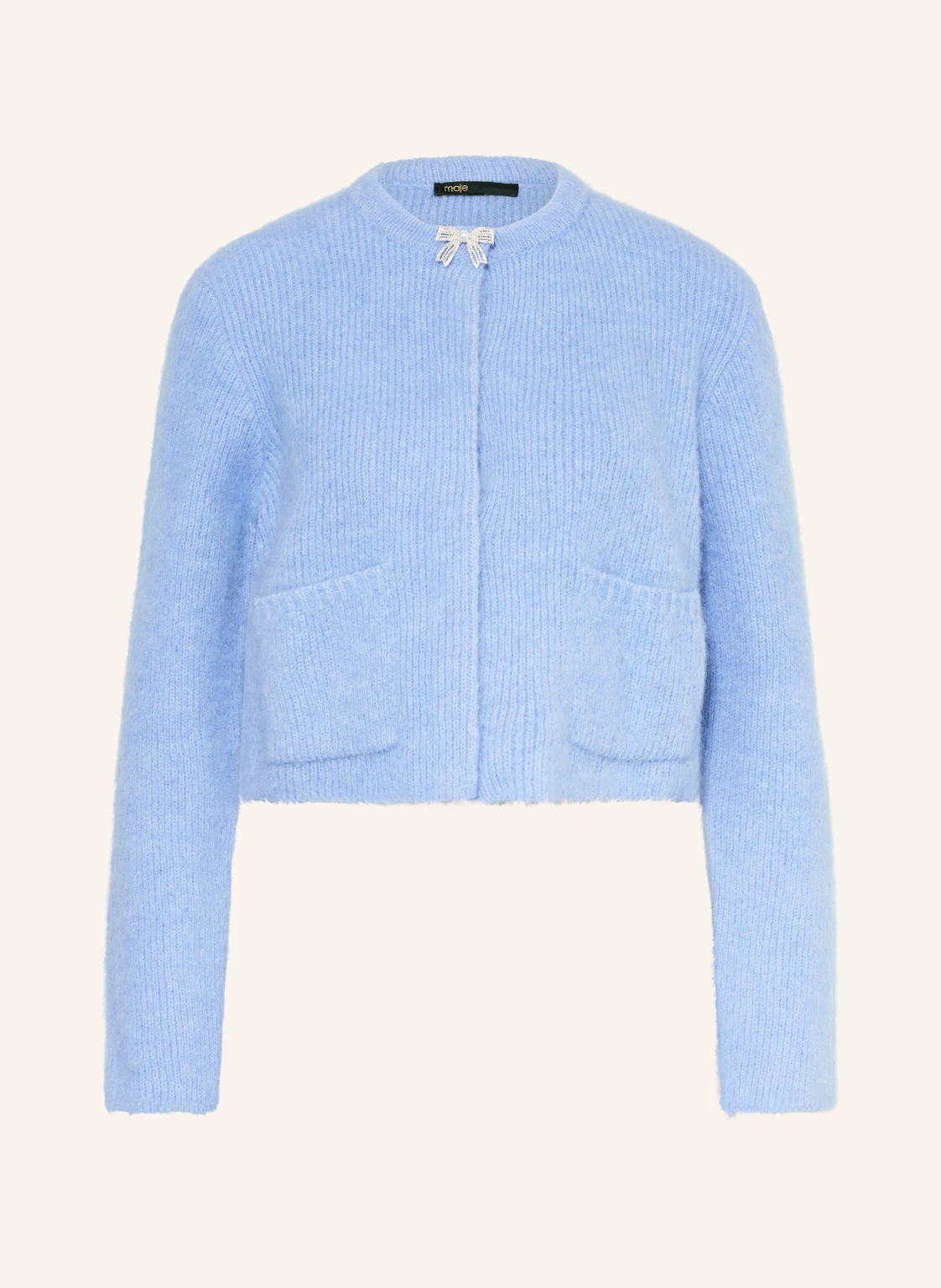 maje Strickjacke mit Alpaka