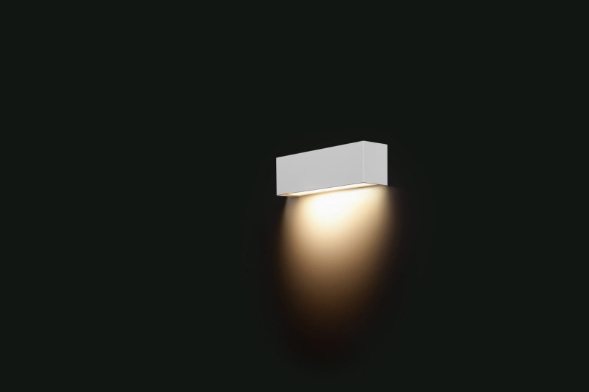 Kinkiet biały STRAIGHT 1xE14x40W wym:7x26x5cm IP20 Nowodvorski