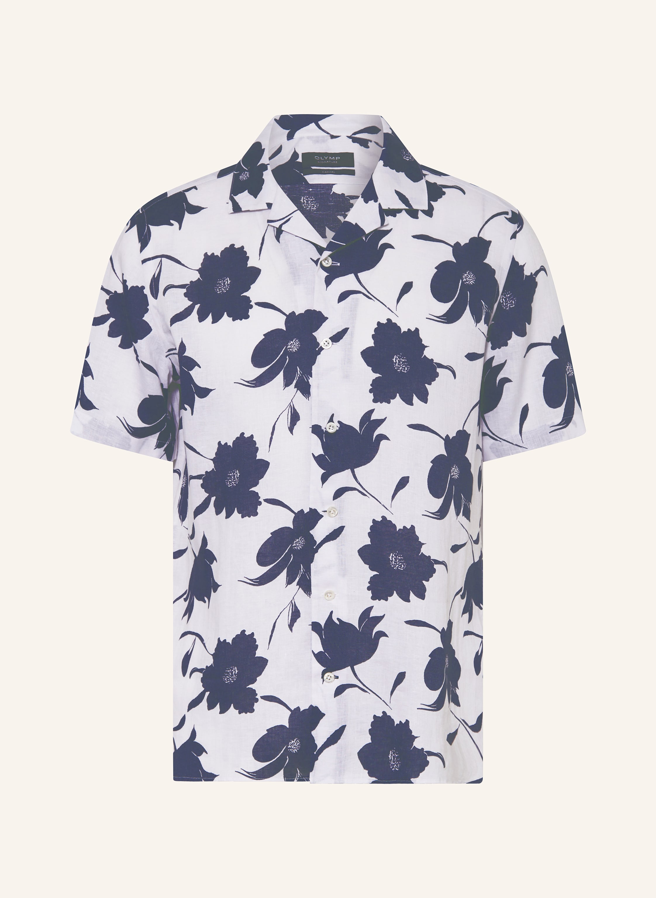 OLYMP SIGNATURE Resorthemd casual fit aus Leinen