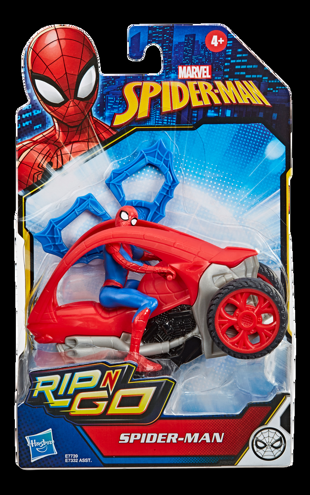 Spiderman Rip-N-Go Vehicles, Assorted