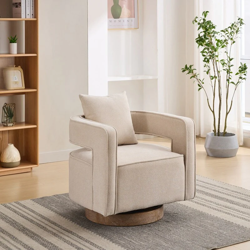 Swivel Accent Chair Modern Comfy Sofa Chair, Club Chair Leisure Arm Chair