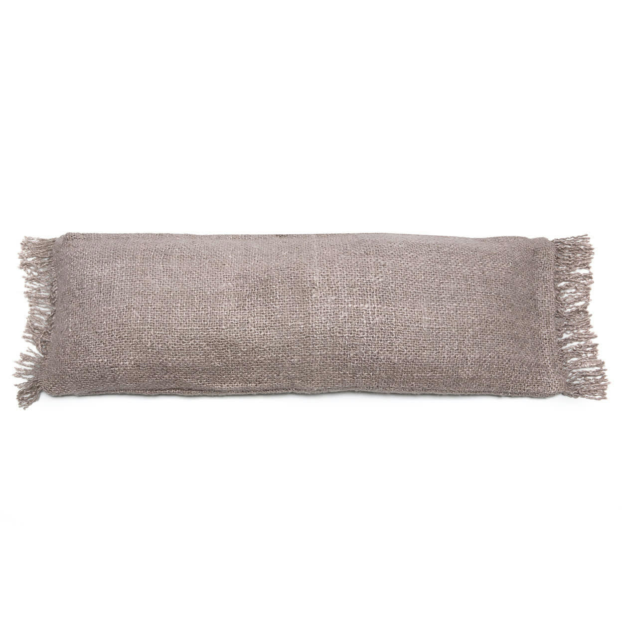 OH MY GEE - Coussin en coton gris 35x100