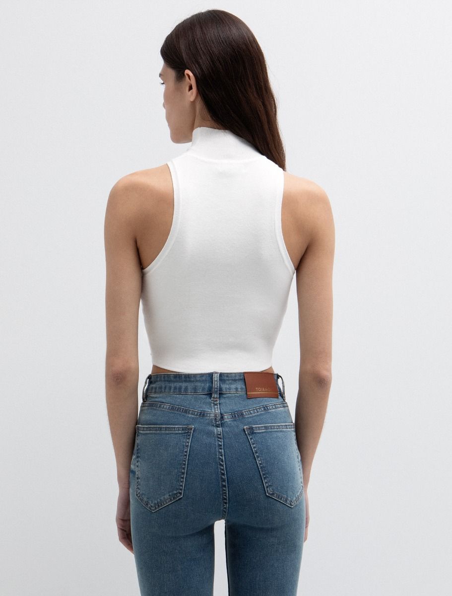 Halter τοπ πλεκτό