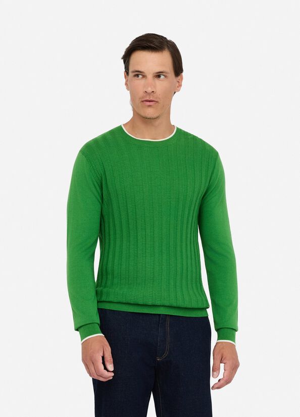 Maglia in cotone e seta