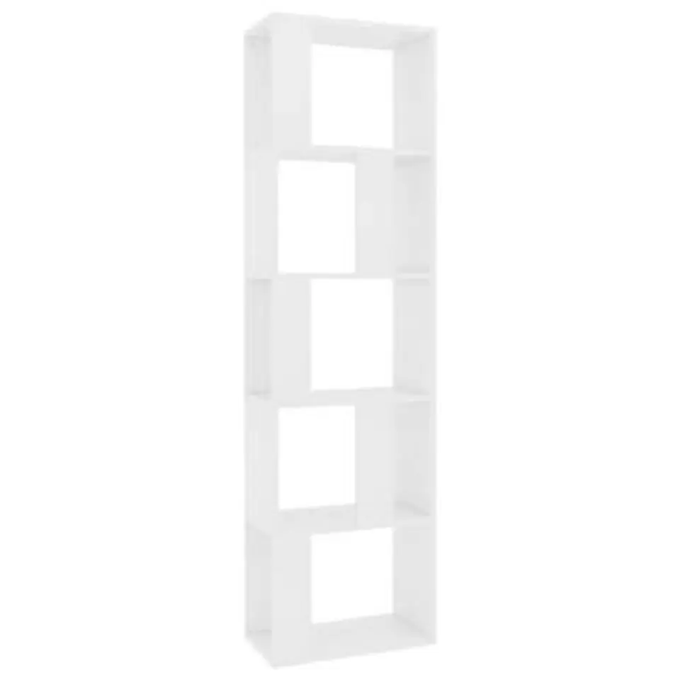 vidaXL - Boekenkast - Wit - Bewerkt hout