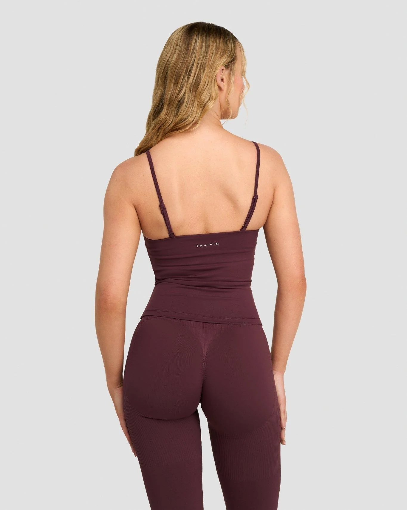 Elevate™ Sculpting Seamless Scoop Neck Cami | Dark Mauve