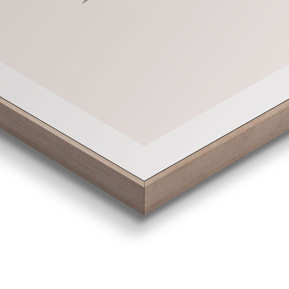 DEKORBILDE REINDERS TA DEG TID SLIM RAMME 30X40CM TRE