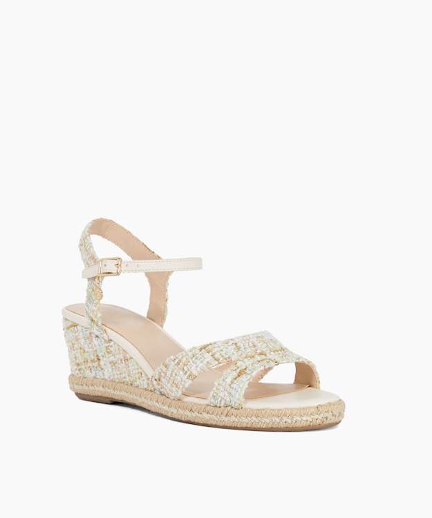 Kindal Green - Reptile Print Wedge Sandal