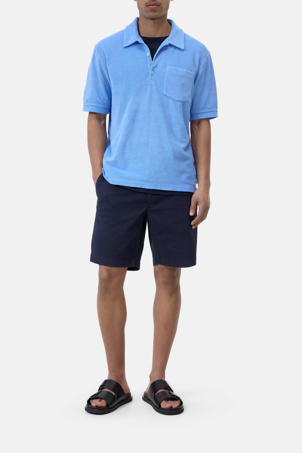 Frottee Shirt aus Baumwoll-Mix