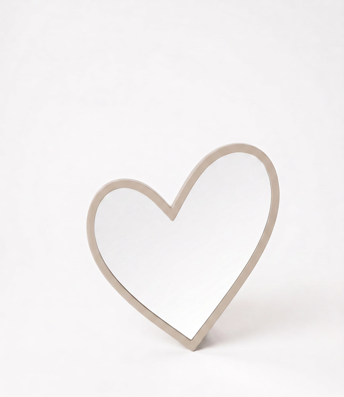vtwonen - Spiegel - Hart - Zandkleur - Ø30cm