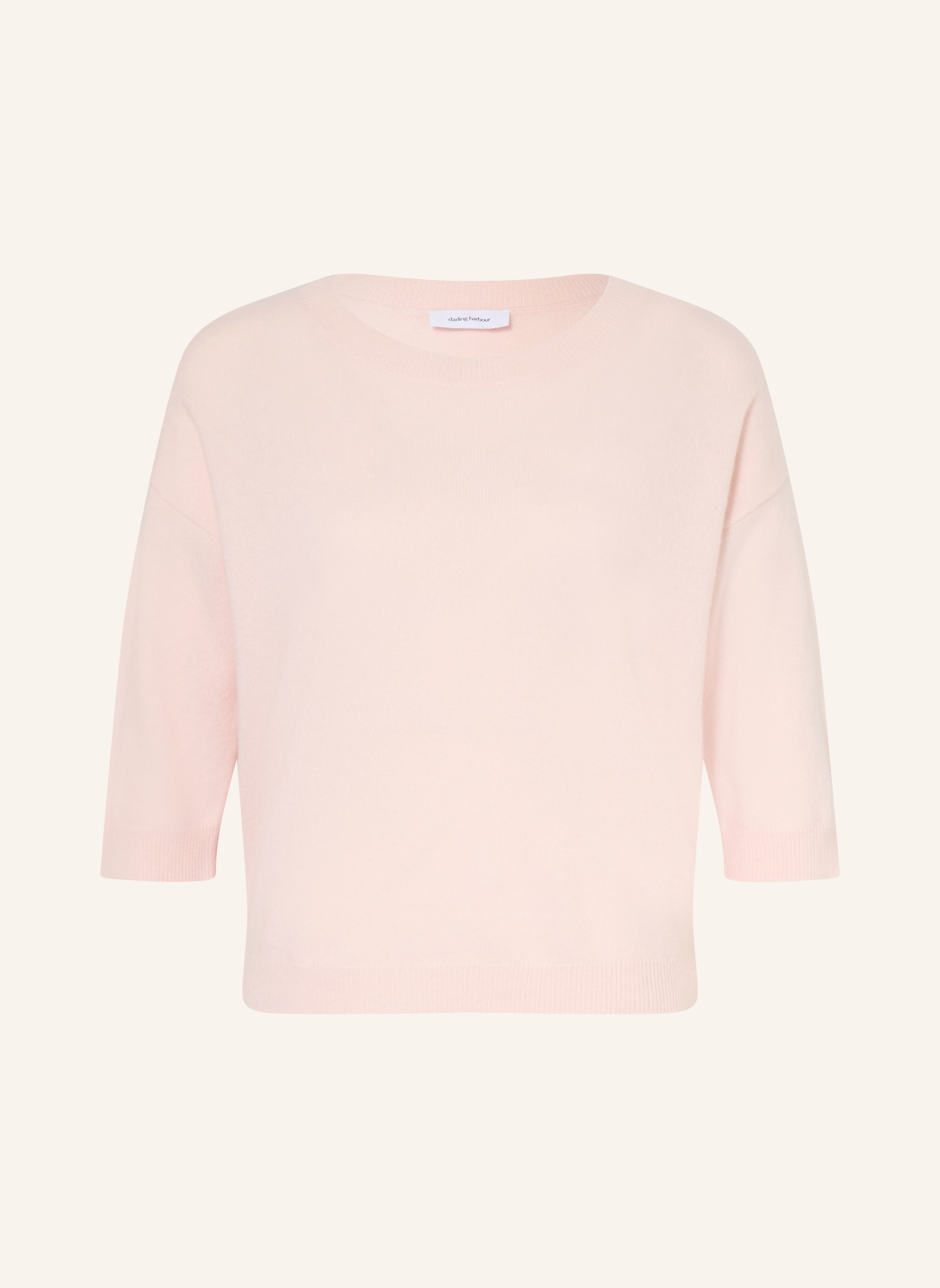 darling harbour Cashmere-Pullover mit 3/4-Arm