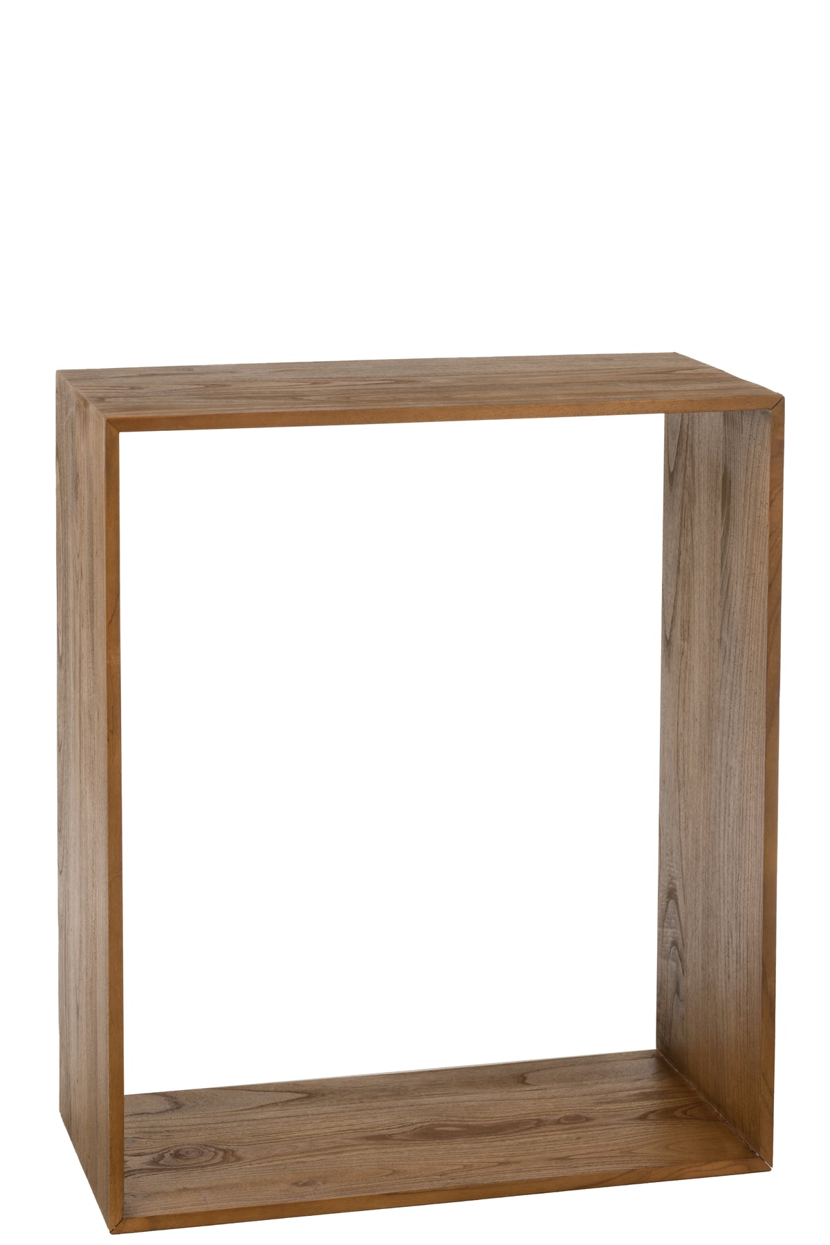J-Line wandrek Kubus - hout - bruin
