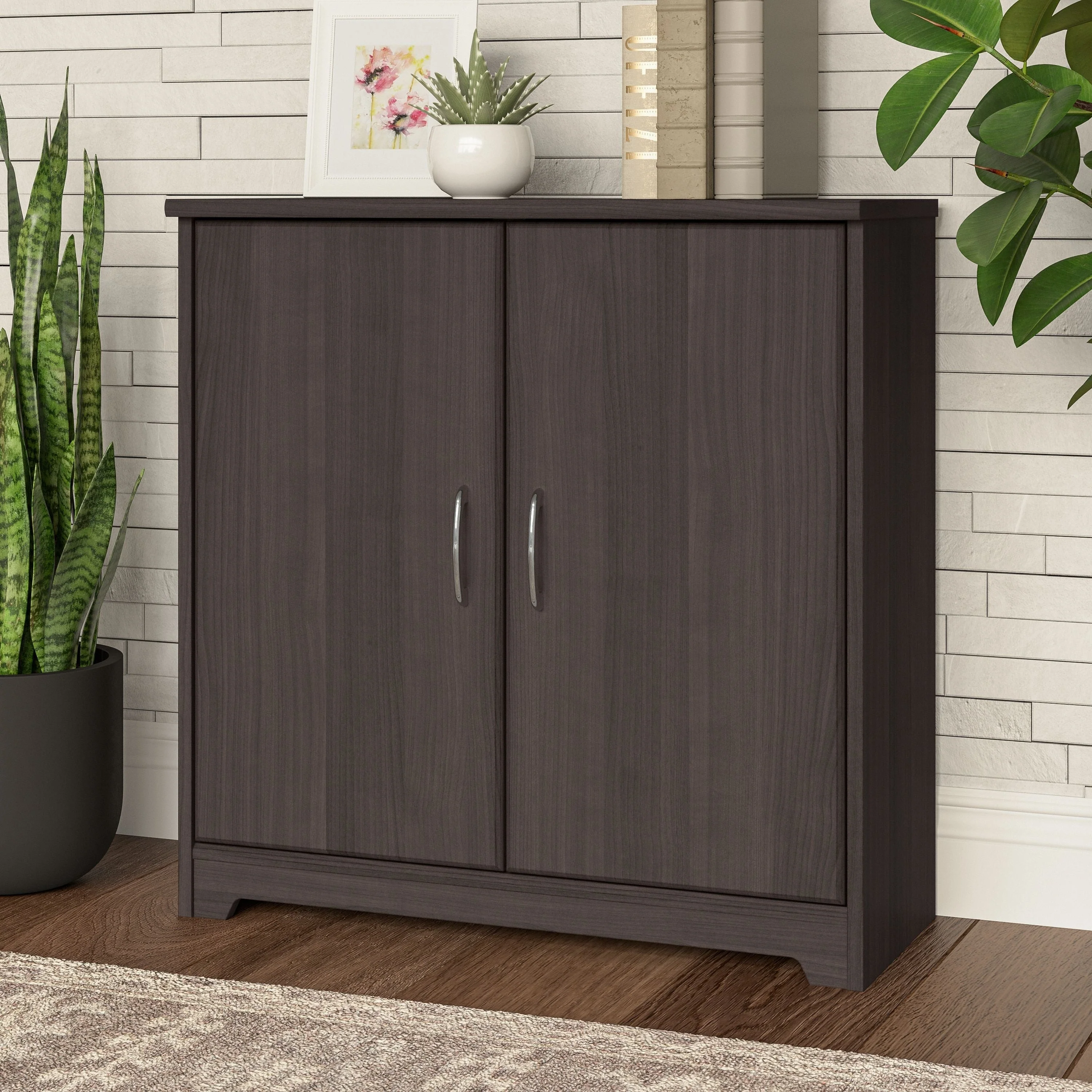 Bush Furniture Cabot Small Storage Cabinet with Doors