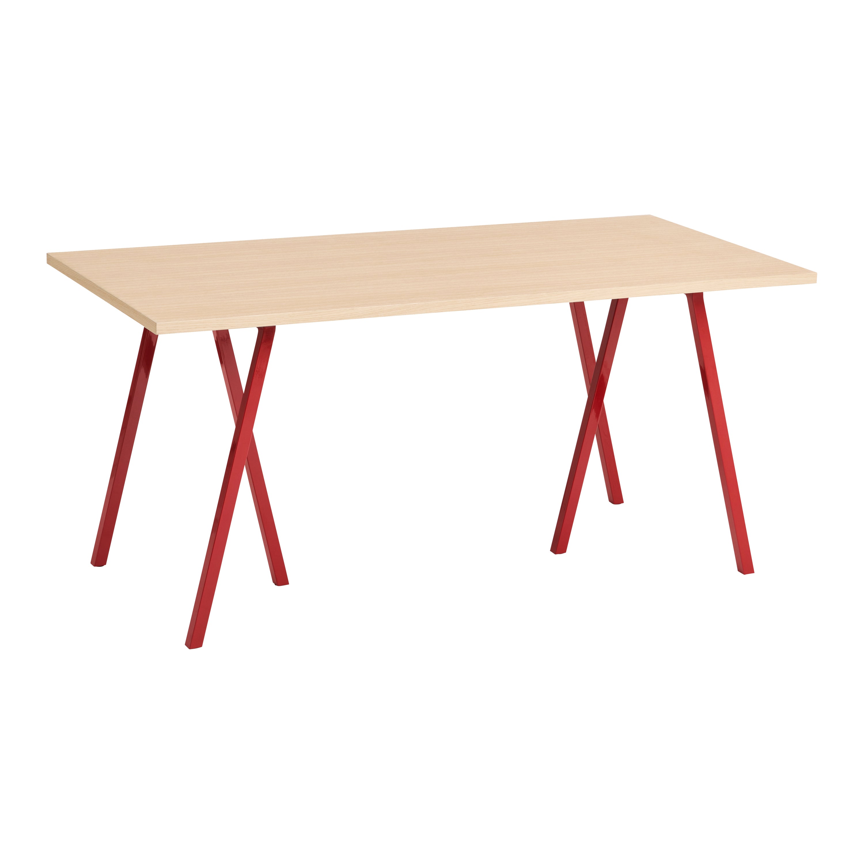 HAY Loop Stand Eettafel 160 x 77,5 cm - Maroon Red