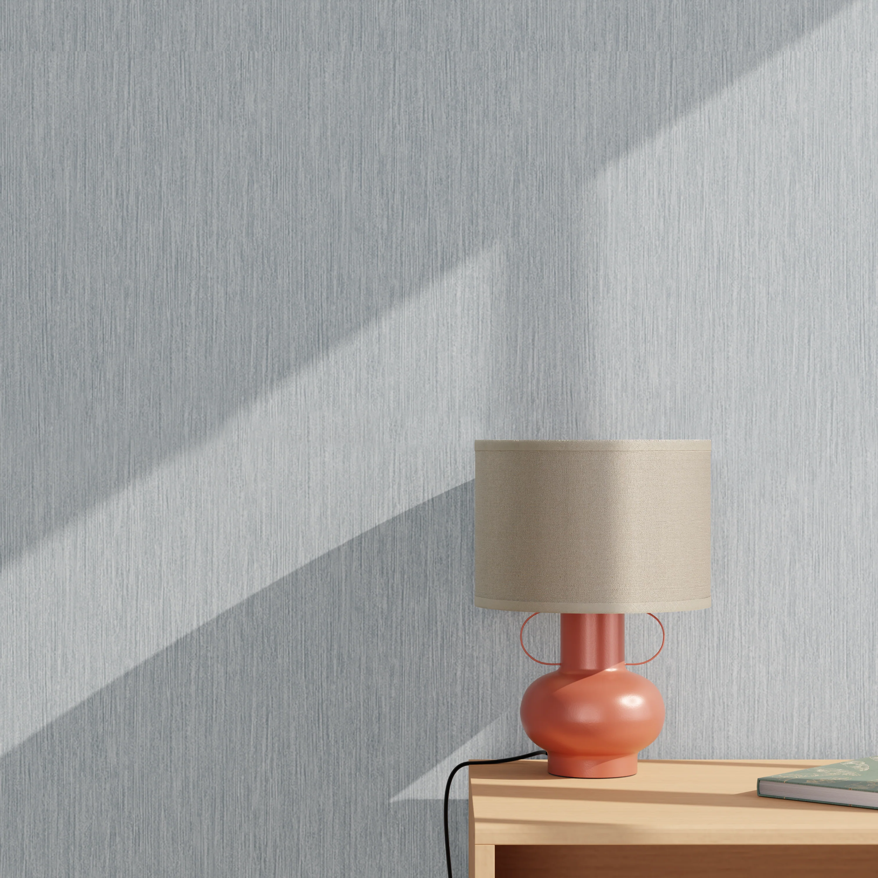 Papier peint PANAMA coloris gris perle