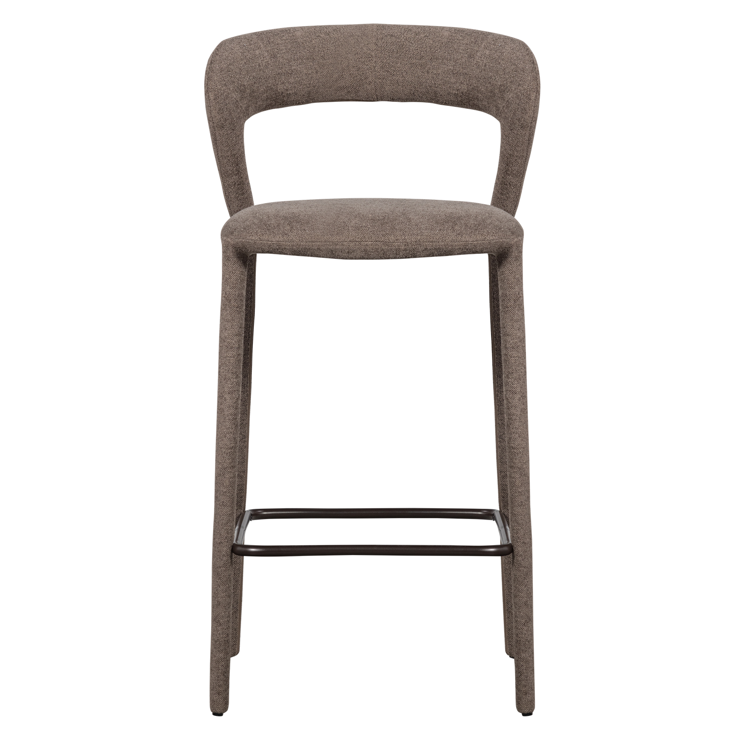 WOOOD barstoel Noble - Polyester - Taupe - 95x48x52