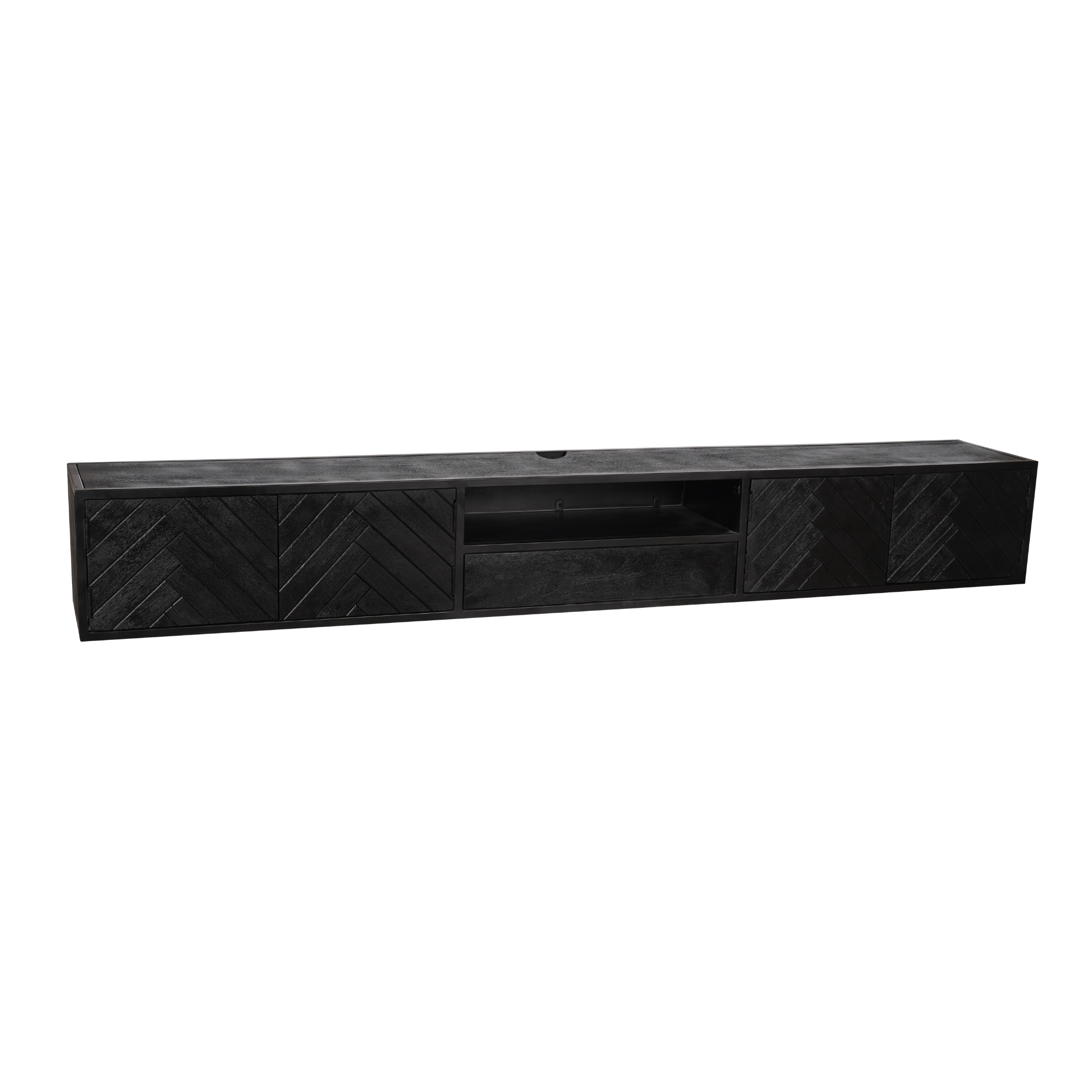 Starfurn tv meubel New York - zwart - 35x280x33cm