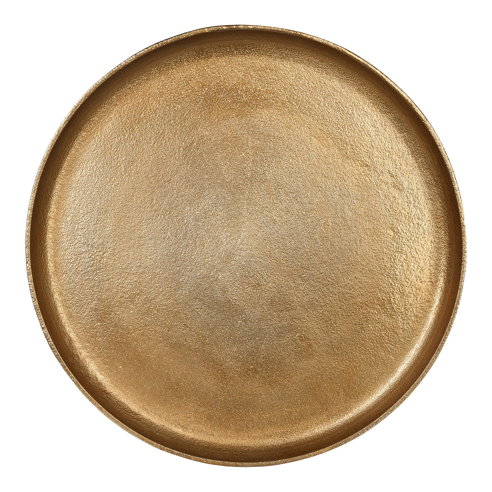 Deko-Tablett Metallic Gold, ⌀ 46 cm, H 35 mm