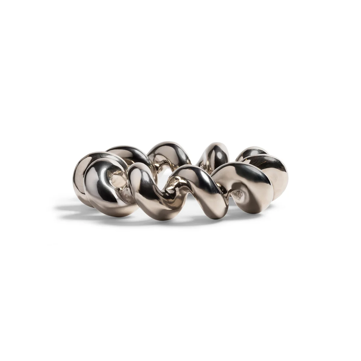 &klevering - Twist Topfuntersetzer, Ø 17,5 cm, silber