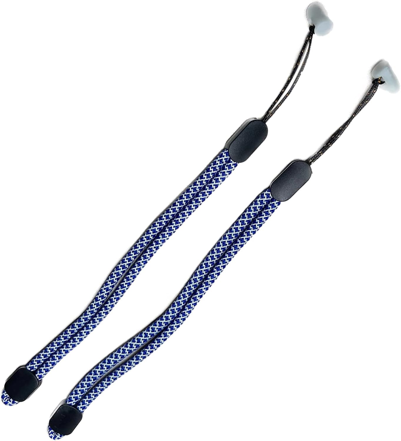 Improved Replacement Reflective Wrist Straps for Oculus Quest 2 Gen Controller, Sturdy Comfy Adjustable Hand Strap for Oculus, Easy Attach White Resin Stopper for Oculus Controllers