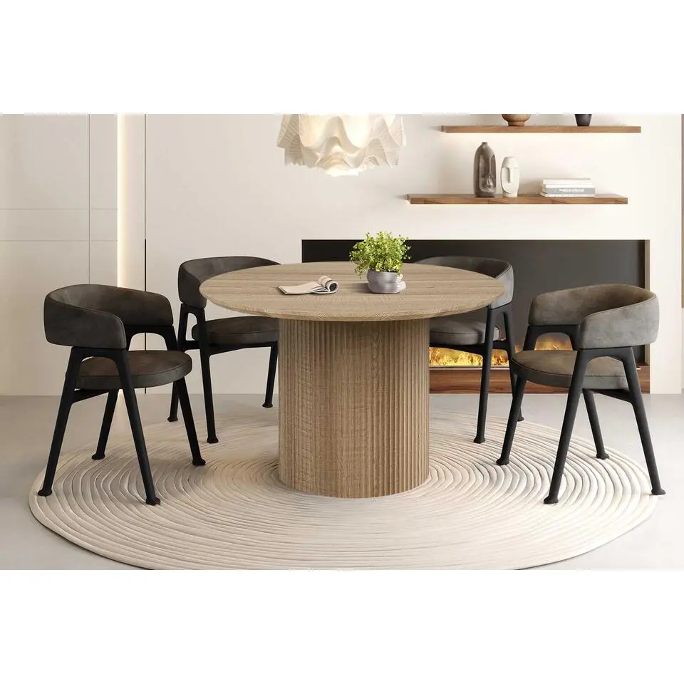 Ronde eettafel Lagos - &Oslash;120x76cm - eikdecor