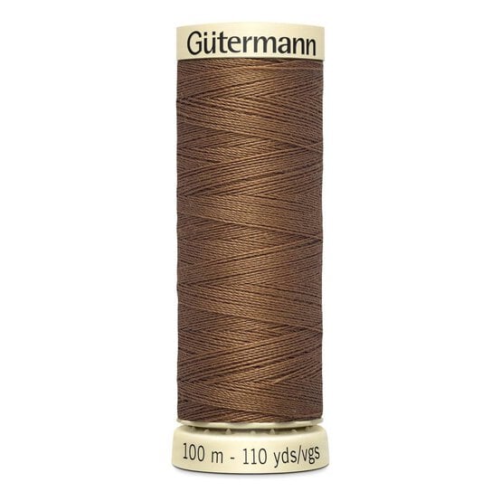 Gutermann Brown Sew All Thread 100m (124)