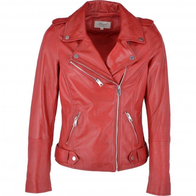 Ashwood Leather Scarlett' Real Leather Biker Jacket