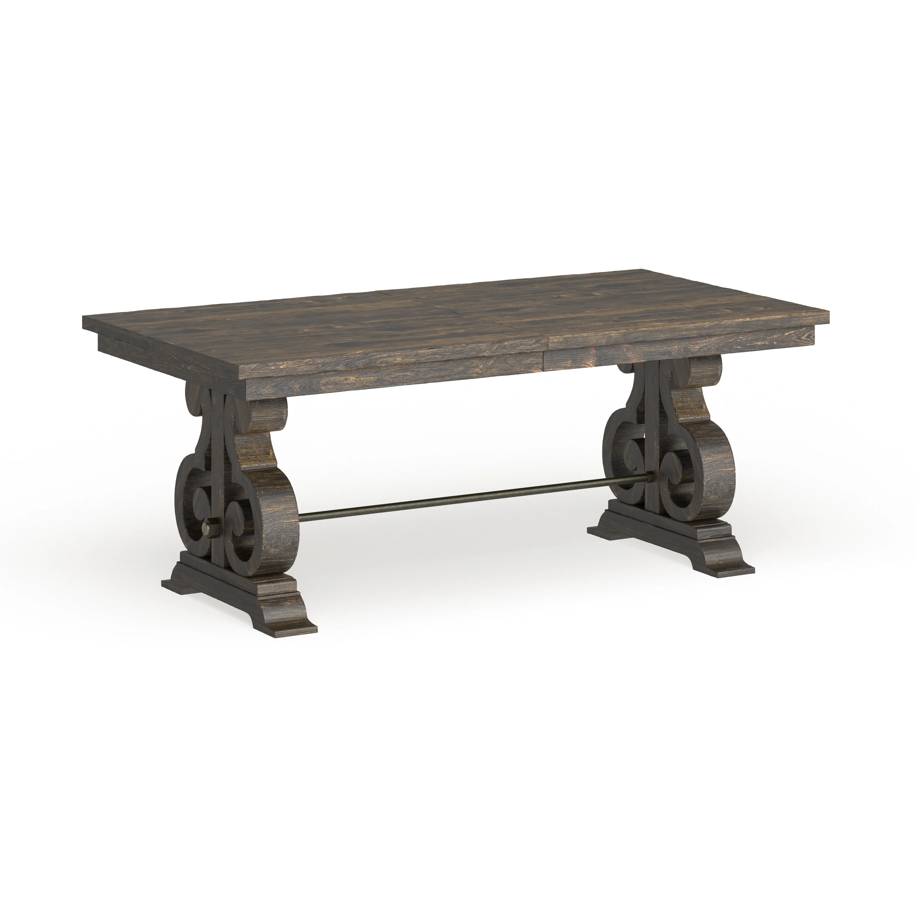 The Gray Barn Kornfeld Aged Wood Rectangular Dining Table