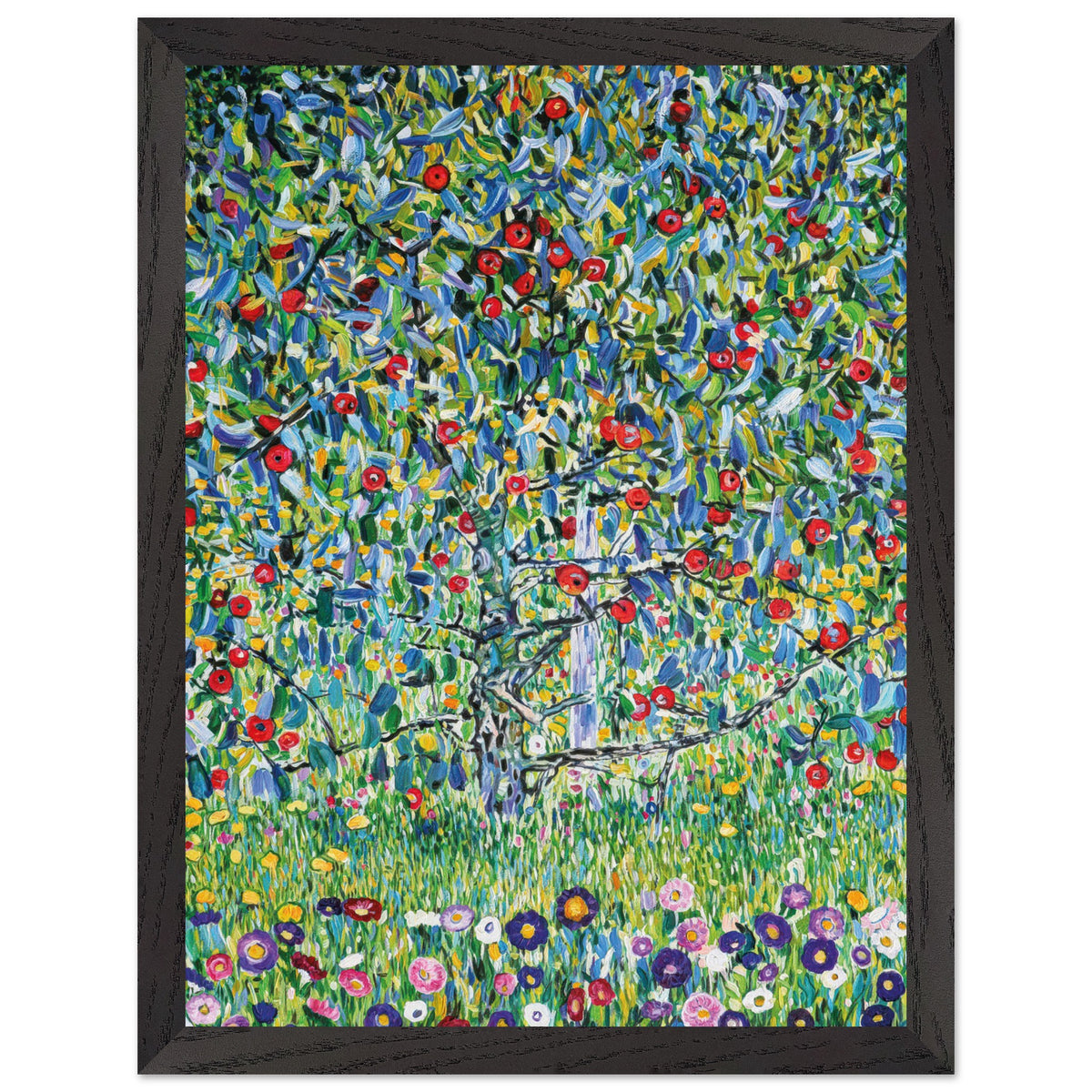 Artfulprints Poster met Lijst Gustav Klimt - Apple tree  - 30x40 cm - Groen