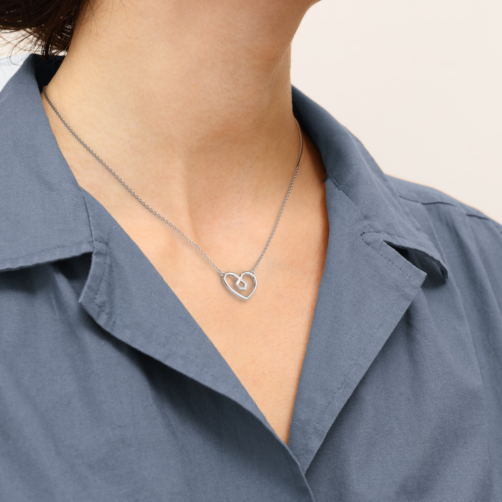 Collier Girafe Cœur