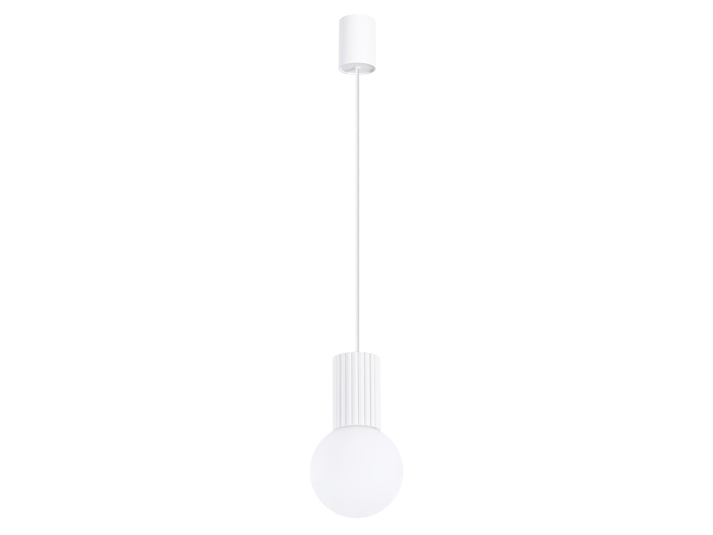 Lampa wisząca Halo aluminiowa biała