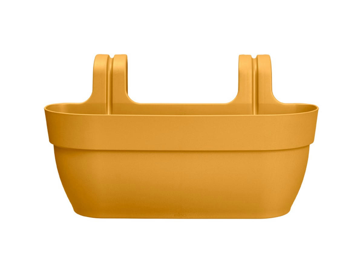 VIBIACAMPANA - Balconnière 49x24x27 cm en polypropylène jaune