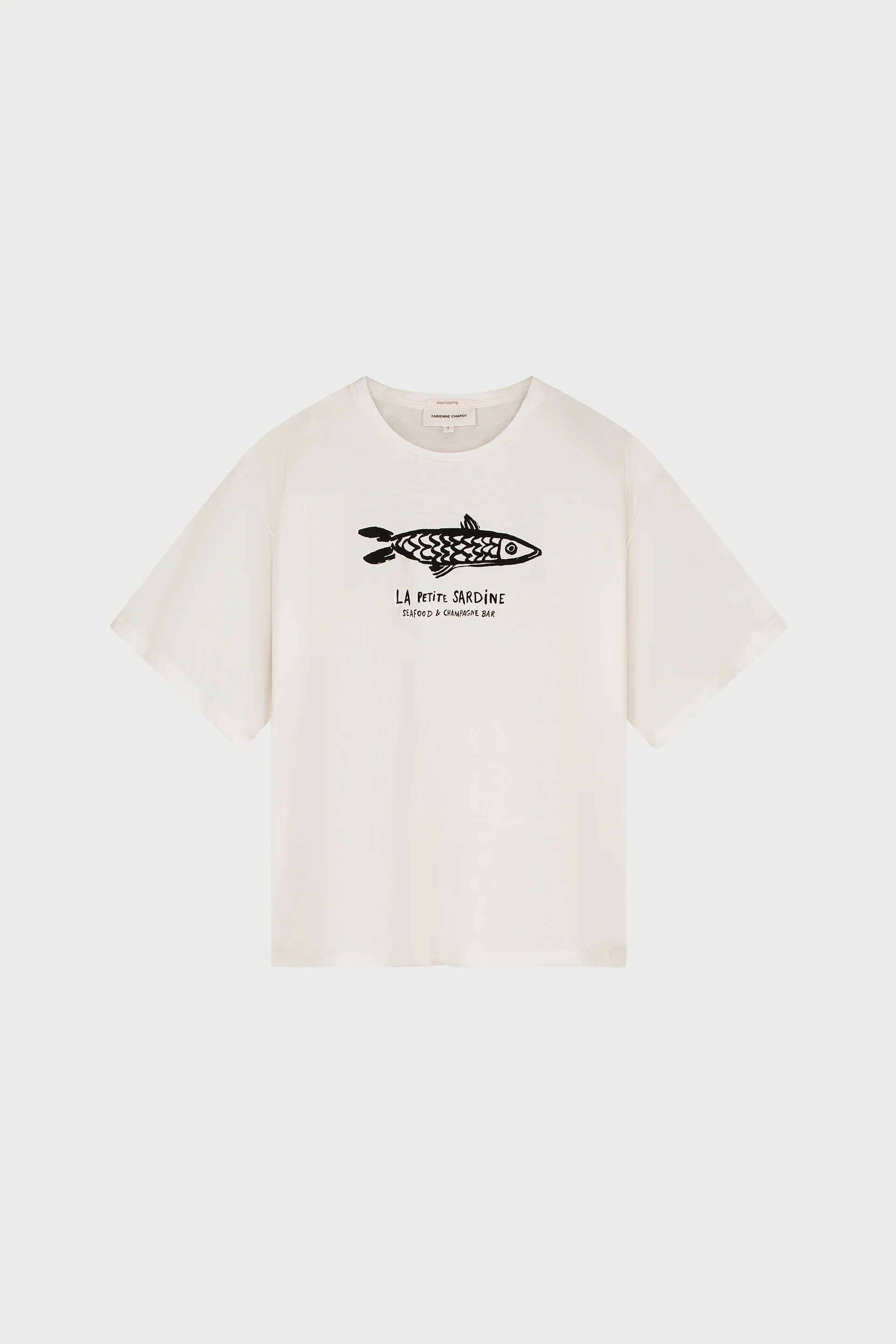 Fay T-shirt | Cosy White/Black