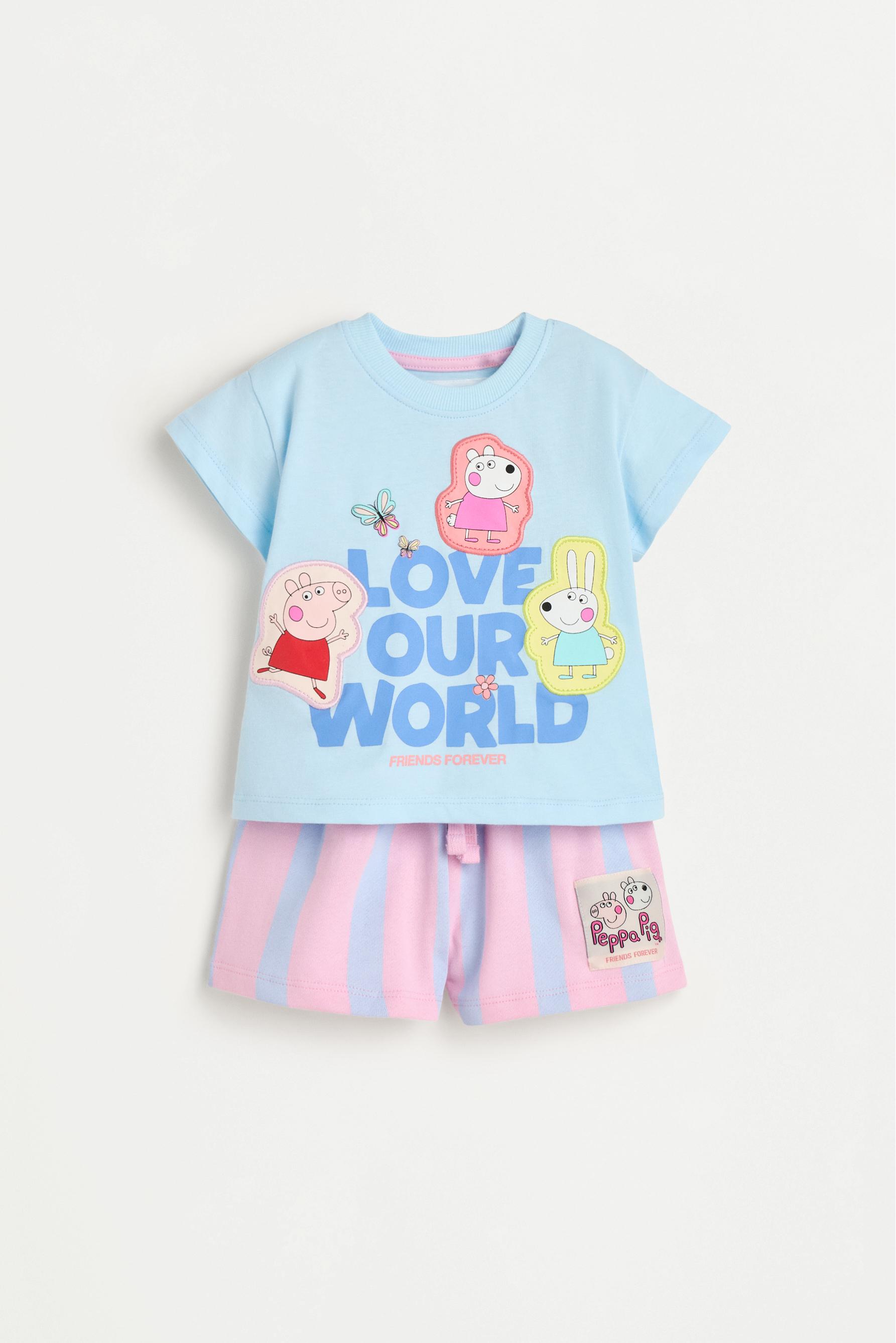 Set Peppa Pig™ camiseta parches y short