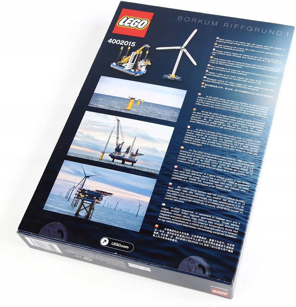 Klocki LEGO Zestaw Turbina Wiatrowa Borkum Riffgrund 4002015