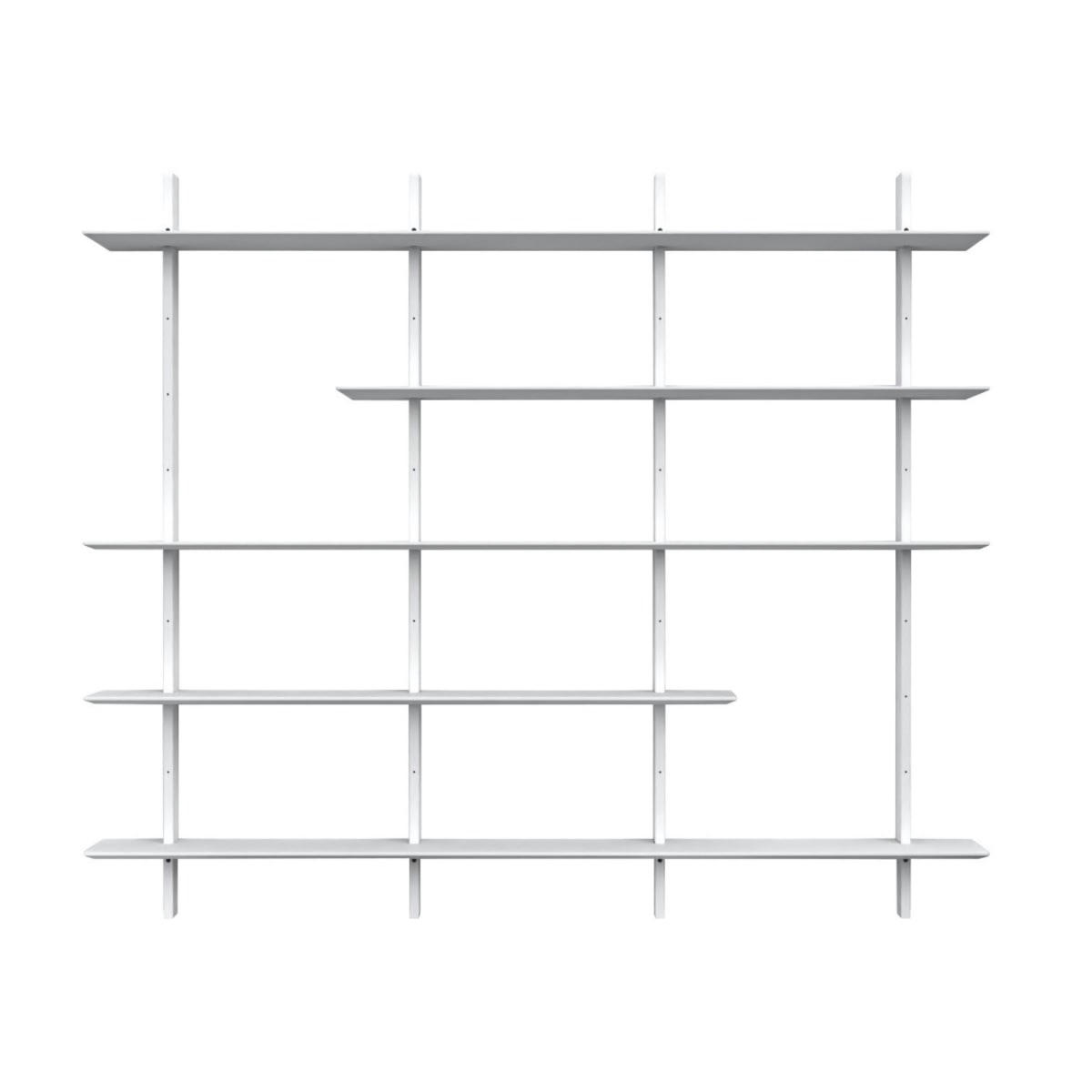 SADIL - Grande étagère moderne en bois 190x224 blanc