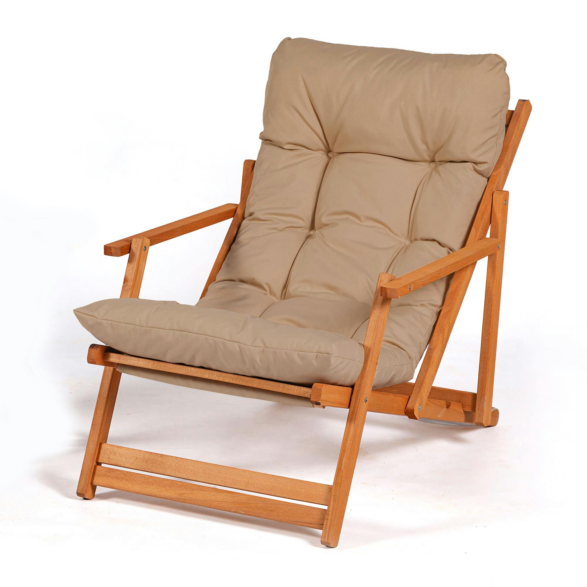 Chilienne taupe pliante - grand confort SORA