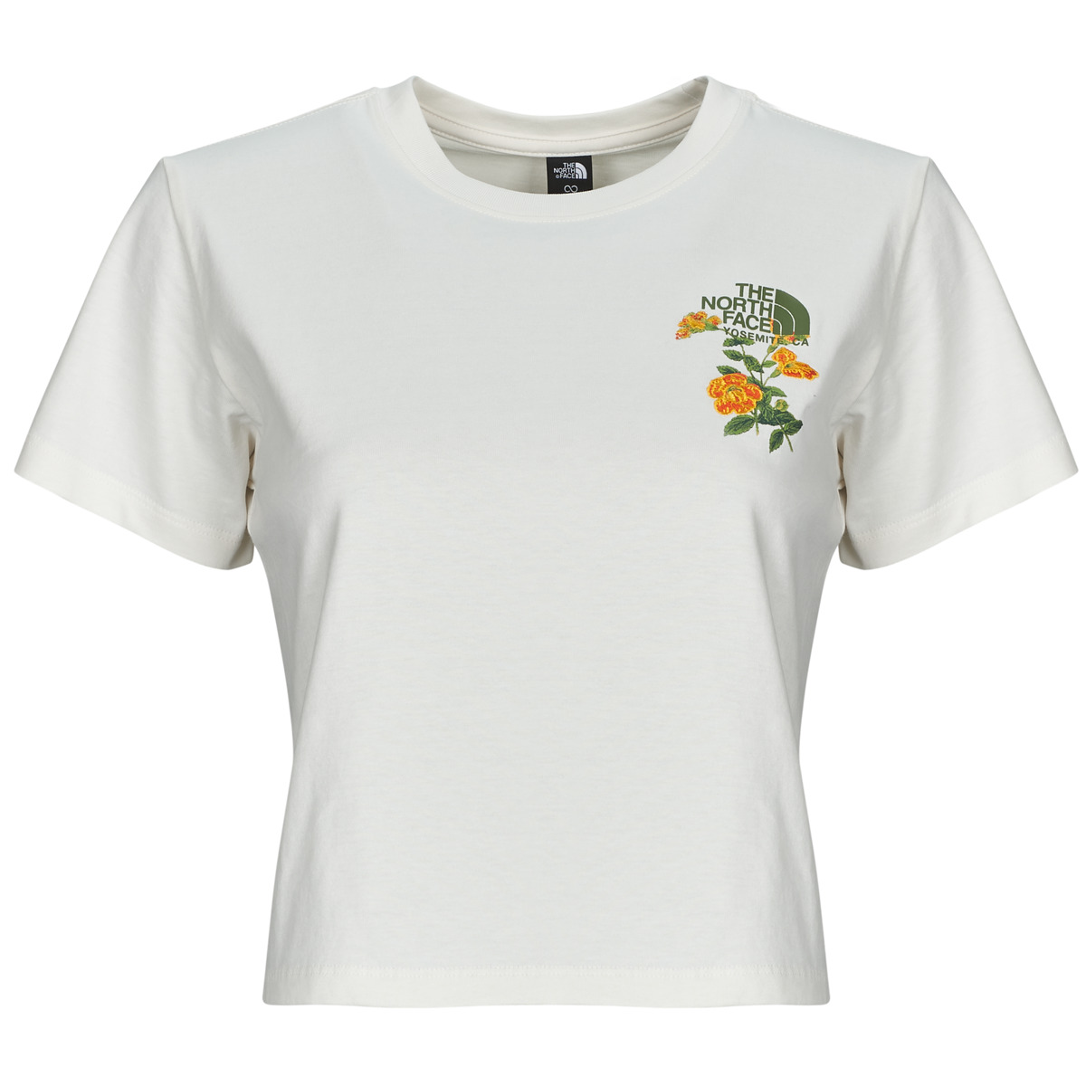 The North Face - FLORA EMBRO REGULAR SHORT SLEEVE TEE - White