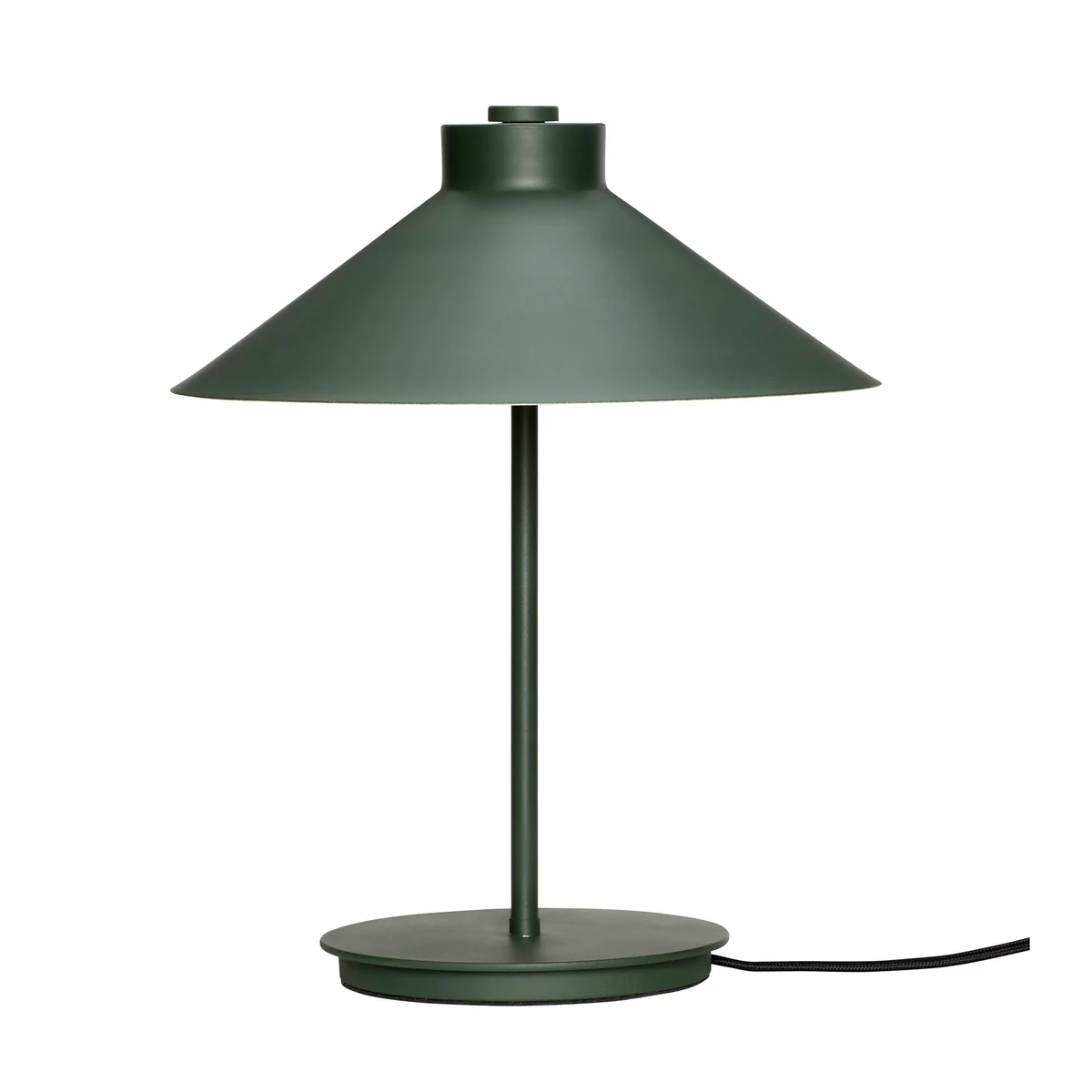 Hübsch Interior - Tischleuchte aus Metall, Höhe 38 cm, grün