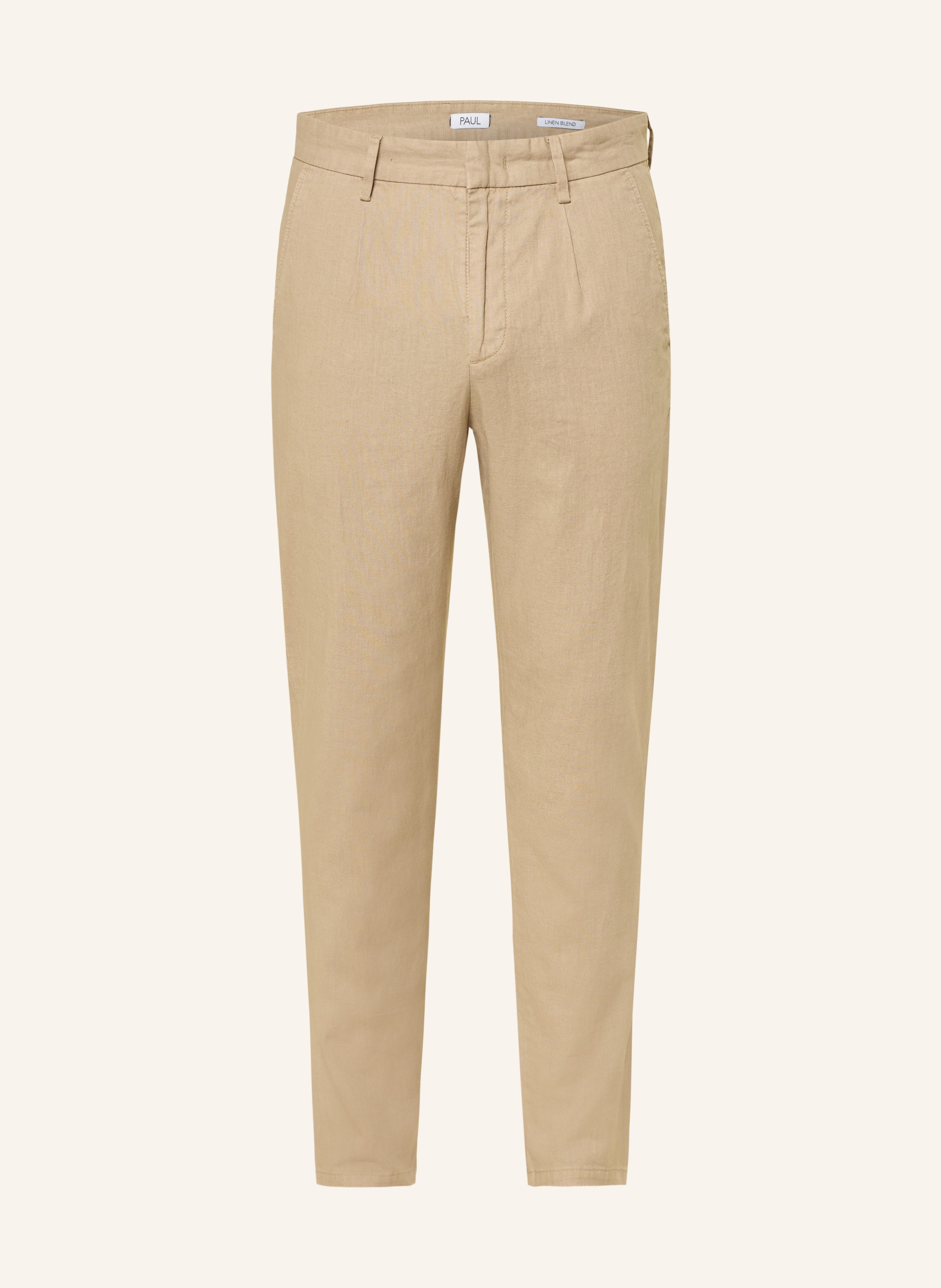 PAUL Chino Regular Fit mit Leinen