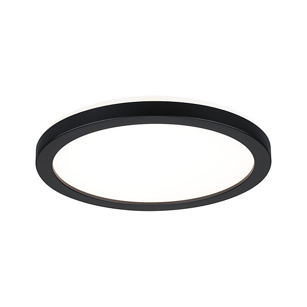 Panneau LED Atria Shine Backlight rond 190mm 11,2W 850lm 3000K Noir