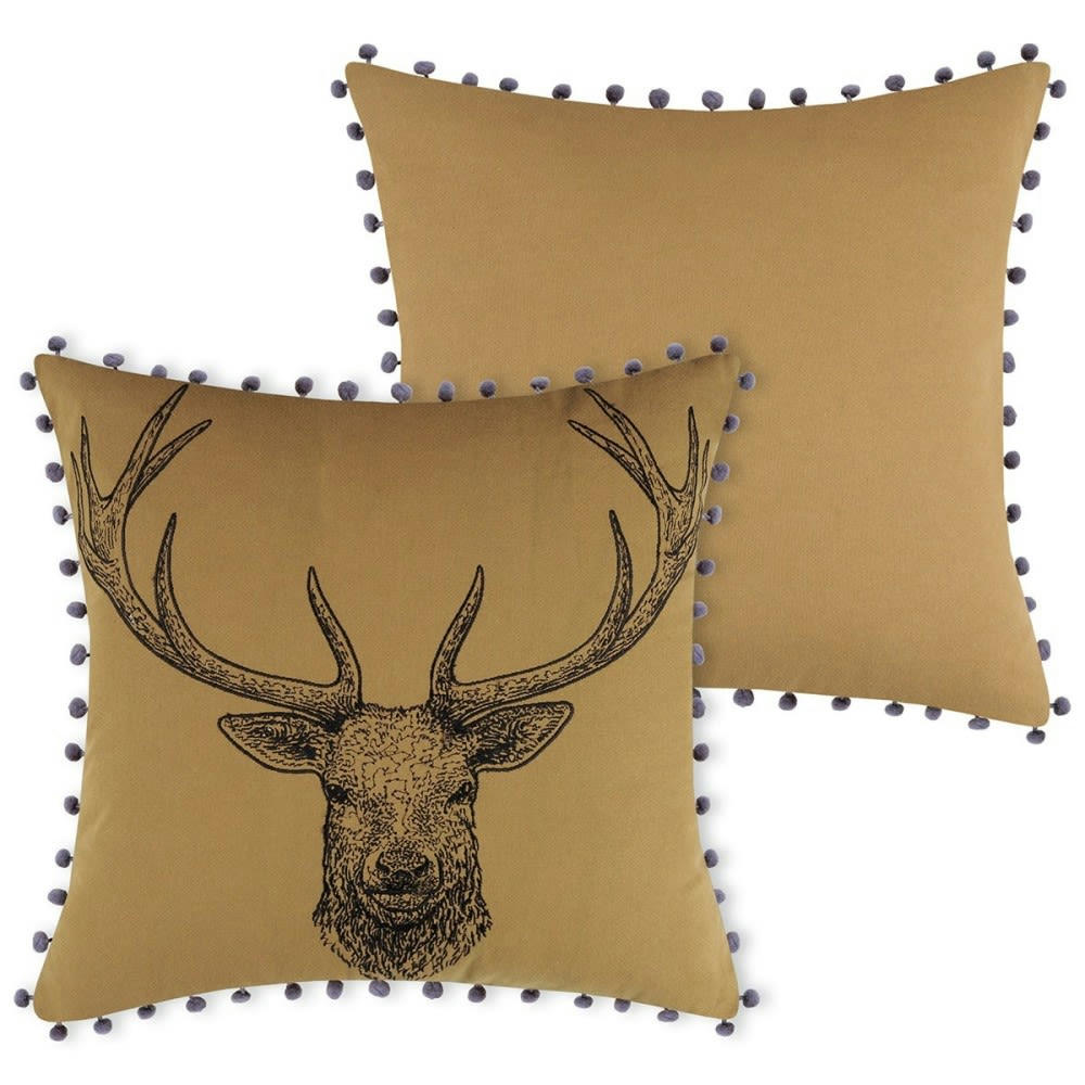 - Coussin Marron coton 40 X 40