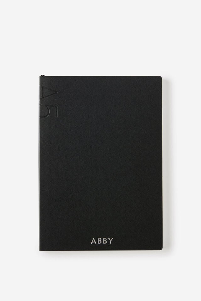Personalised A5 Soft Cover Lined Notebook