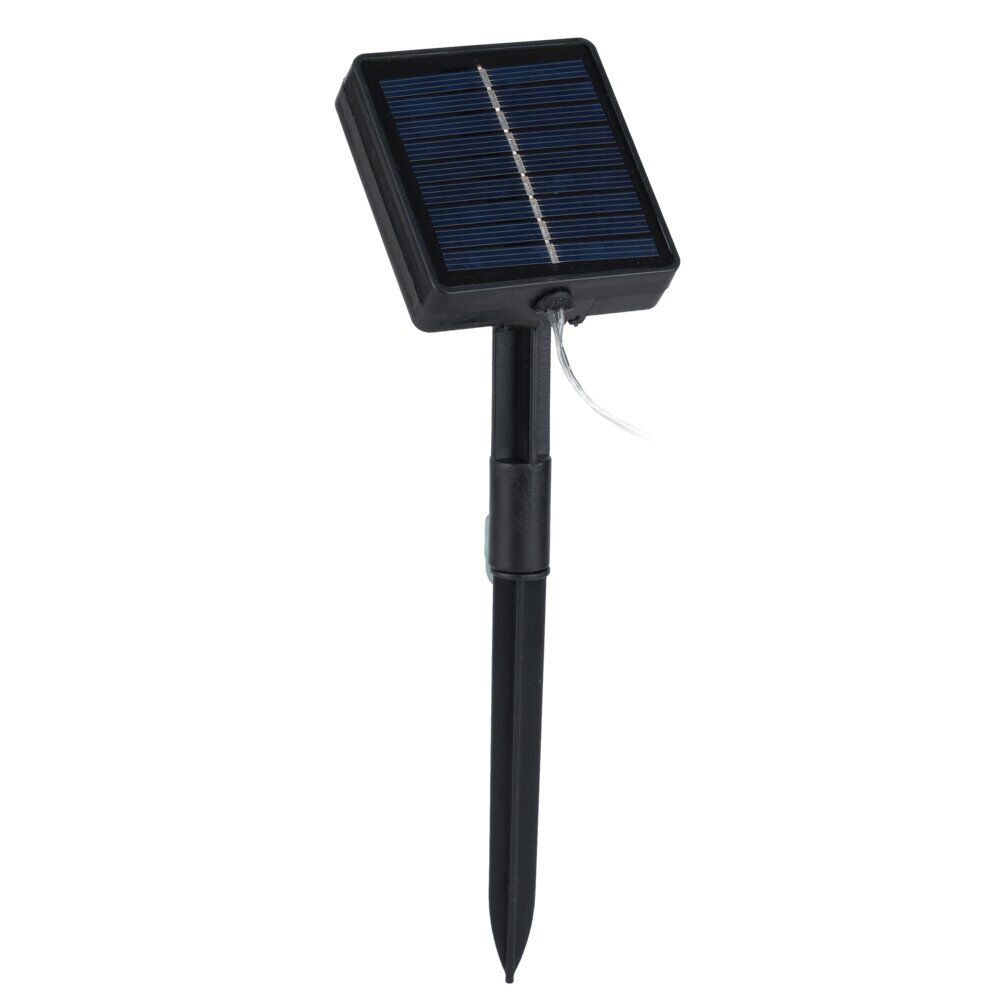 Guirlande de No&euml;l solaire lumineuse 120LED blanc chaud L1290cm